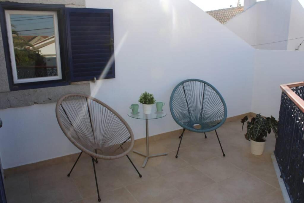 A Casa Da Foz Moradia Com Vista Mar Villa Sesimbra Bagian luar foto